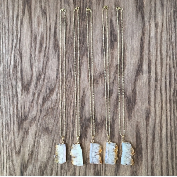 Raw Citrine Necklace - Picture 6 of 6